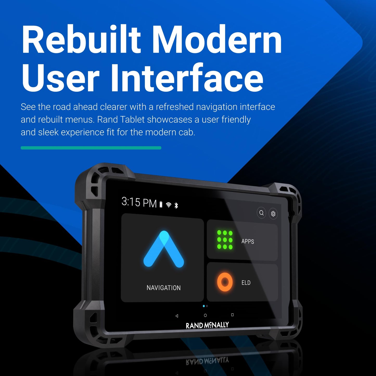 Rand McNally RANDTAB7 7-inch GPS Truck Navigator with Industry's Best Custom Trucking Routes, Rand Navigation 2.0 with 2025 Maps