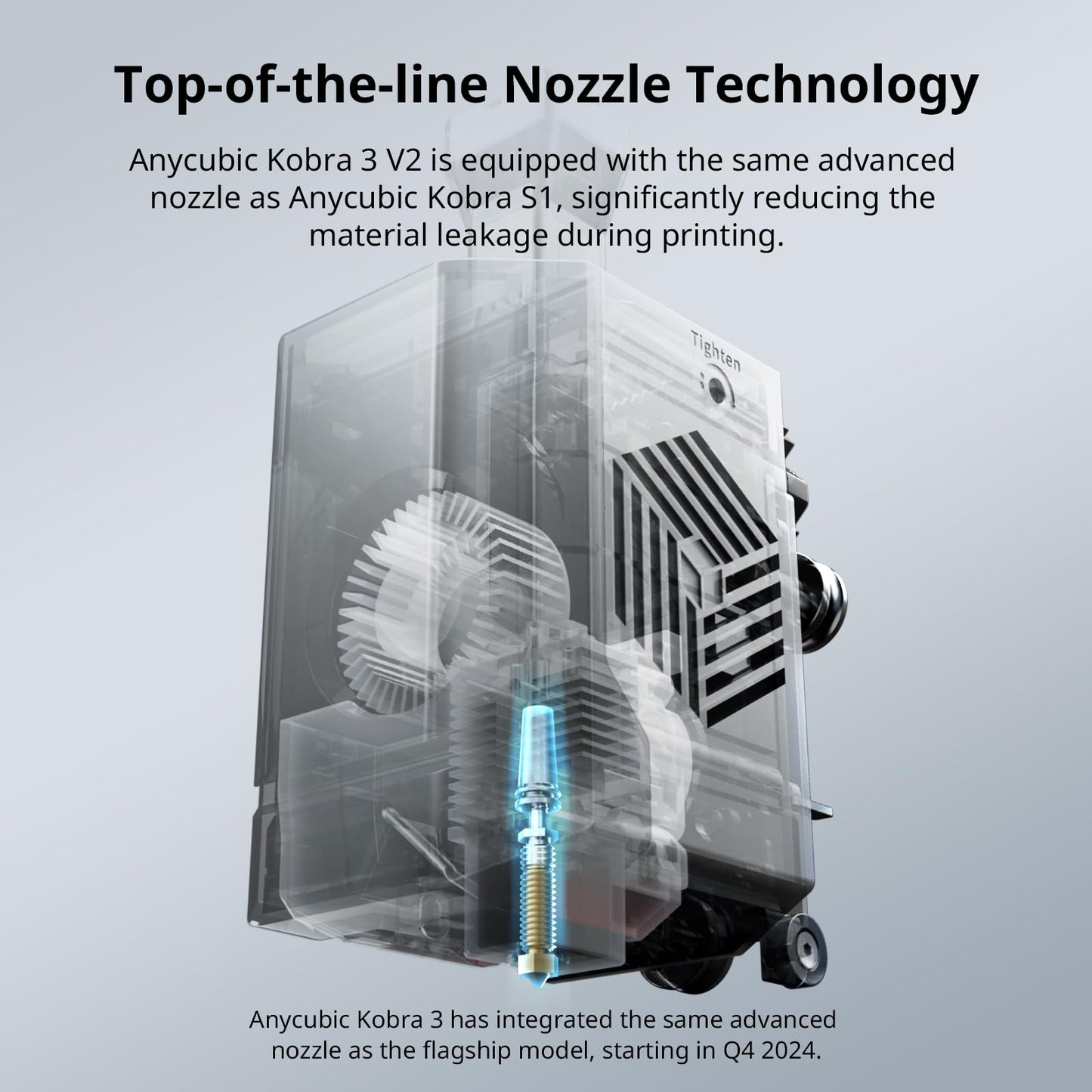 Anycubic Kobra 3 V2 Combo 3D Printer, Smart Multicolor Printing Up to 600mm/s Print Speed, Active Filament Drying Enhanced Auto-Leveling for Higher Success Rates, 10.0'' x 10.0'' x 10.2''