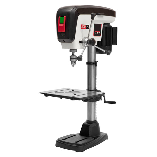 JET 15-Inch Benchtop Drill Press, 16 Speed, 3/4 HP, 115V 1Ph (Model JDP-15B)