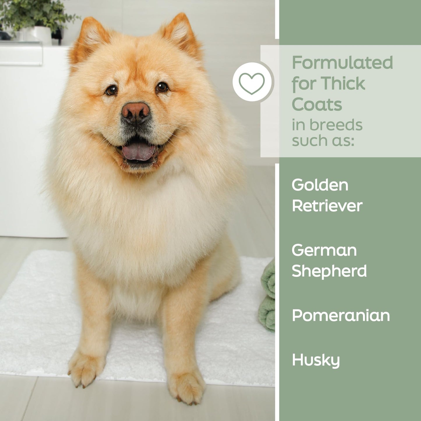 New! Hartz True Coat Thick Coat Specific Dog Shampoo, Desheds & Softens with Oat Milk, Coconut Oil & Aloe