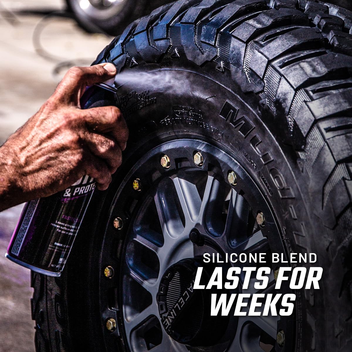 Slick Products Shine & Protectant, Long-Lasting High-Gloss Clear Coat Spray, Renew, Shine, and Protect Plastic, Vinyl, Rubber, Trim, and More (12-Pack)