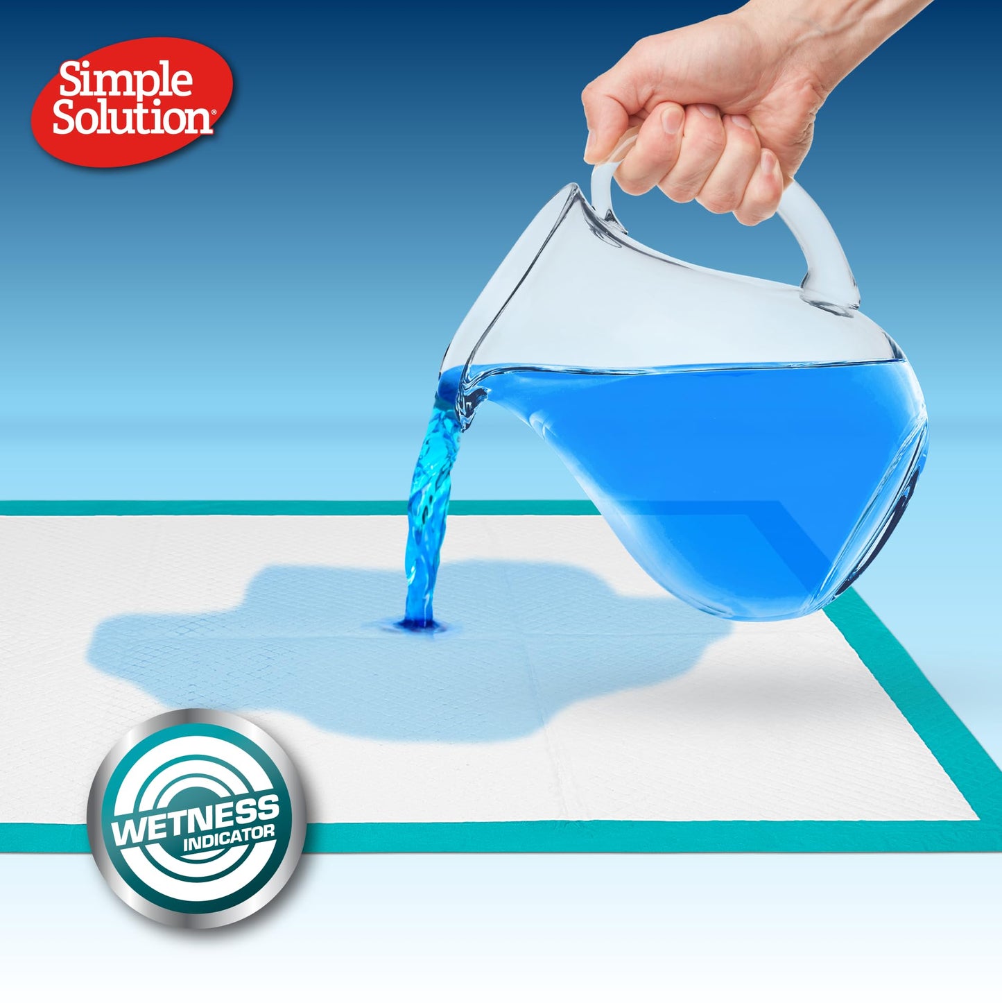 Simple Solution All Day Puppy Training Pads – Lavender Scented Leak-Proof Pee Pads for Dogs – Disposable and Absorbent for Housebreaking and Indoor Use – 23 x 24 Inches – 100 Count