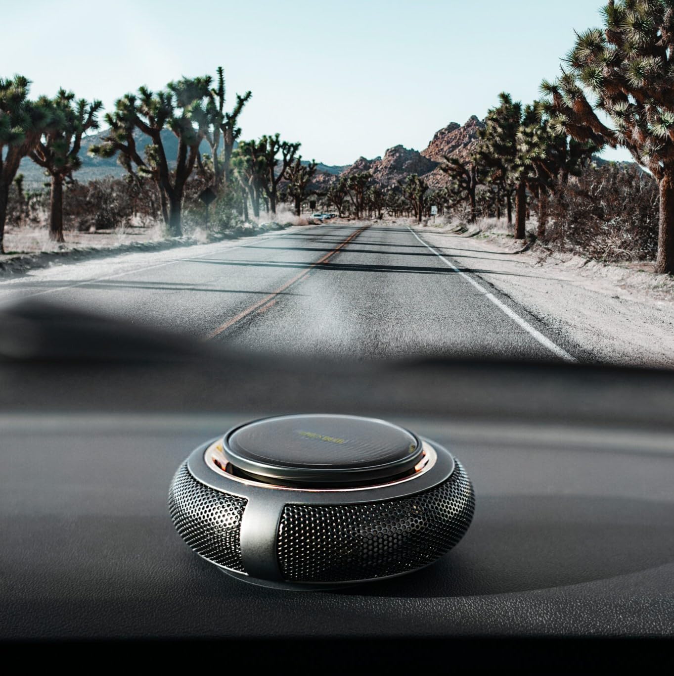 Daniel's Truth Solar-Powered Car Air Freshener Set, 2 x 15ml (0.5oz) Bottles – Bombshell & Magnolia Hill Scents, K-Beauty Designed, USA-Made Rotating Essential Oil Diffuser, 30ml (1oz) Total