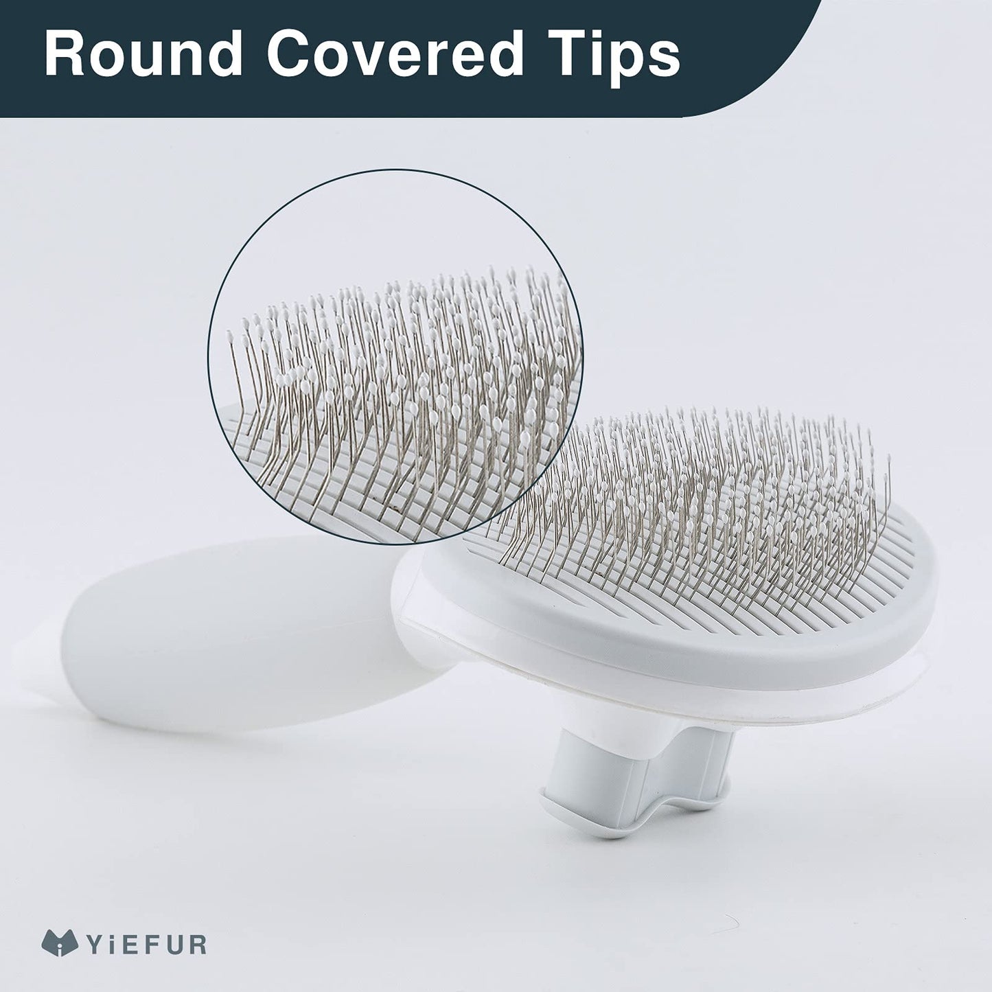 Cat Hair Brush,Cat Brush for Shedding,Soft Silicone Self Cleaning Brushes for Short and Long Haired Cats for Grooming and Shedding