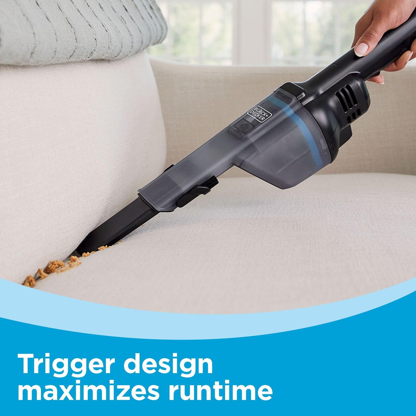 BLACK+DECKER dustbuster Blast Cordless Handheld Vacuum, Home and Car Vacuum (HNVD220J00)