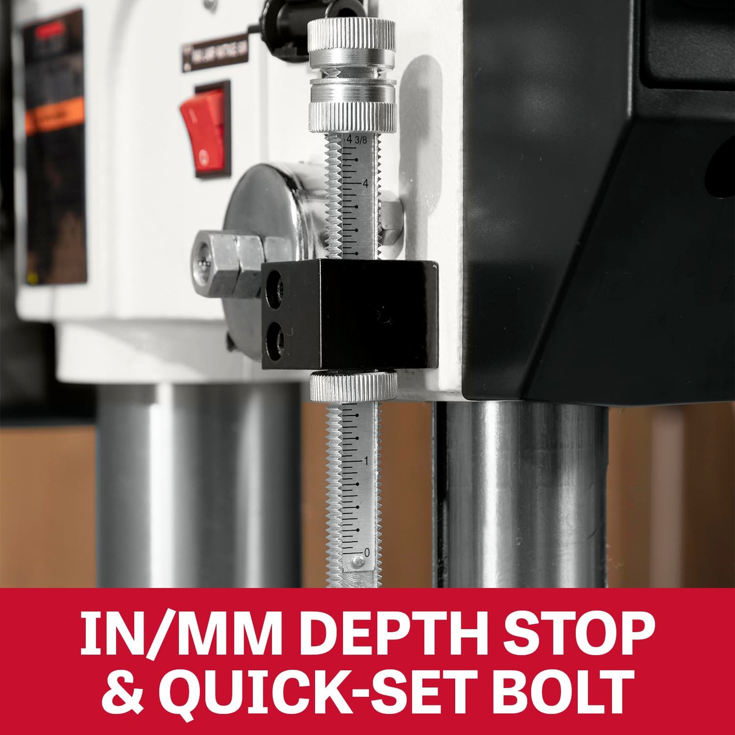 JET 17-Inch Floor Drill Press, 16 Speed, 3/4 HP, 115/230V 1Ph (Model JDP-17MF)