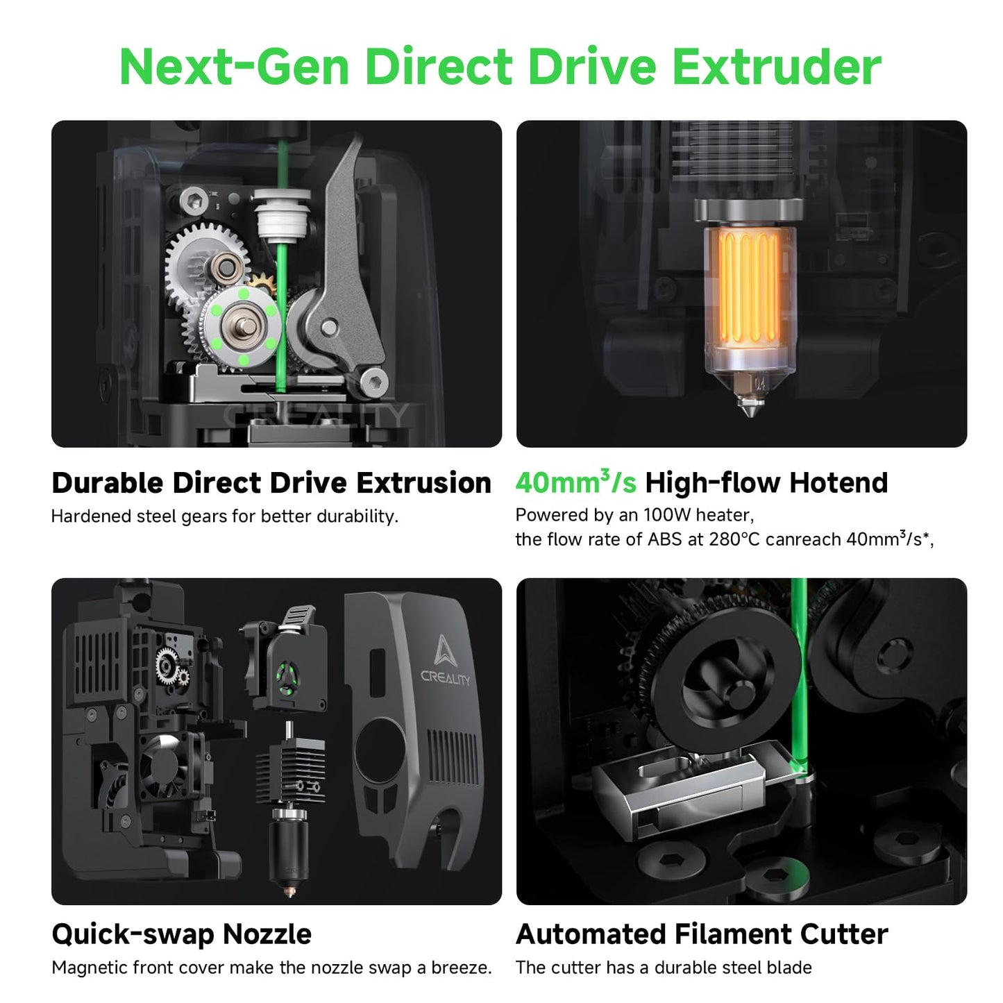 Official Creality K2 Plus Combo 3D Printers, Multicolor Printing Machine Up to 16 Colors, 600mm/s High-Speed Printing, Dual AI Camera for Monitoring, 350x350x350mm Build Volume& Filament System