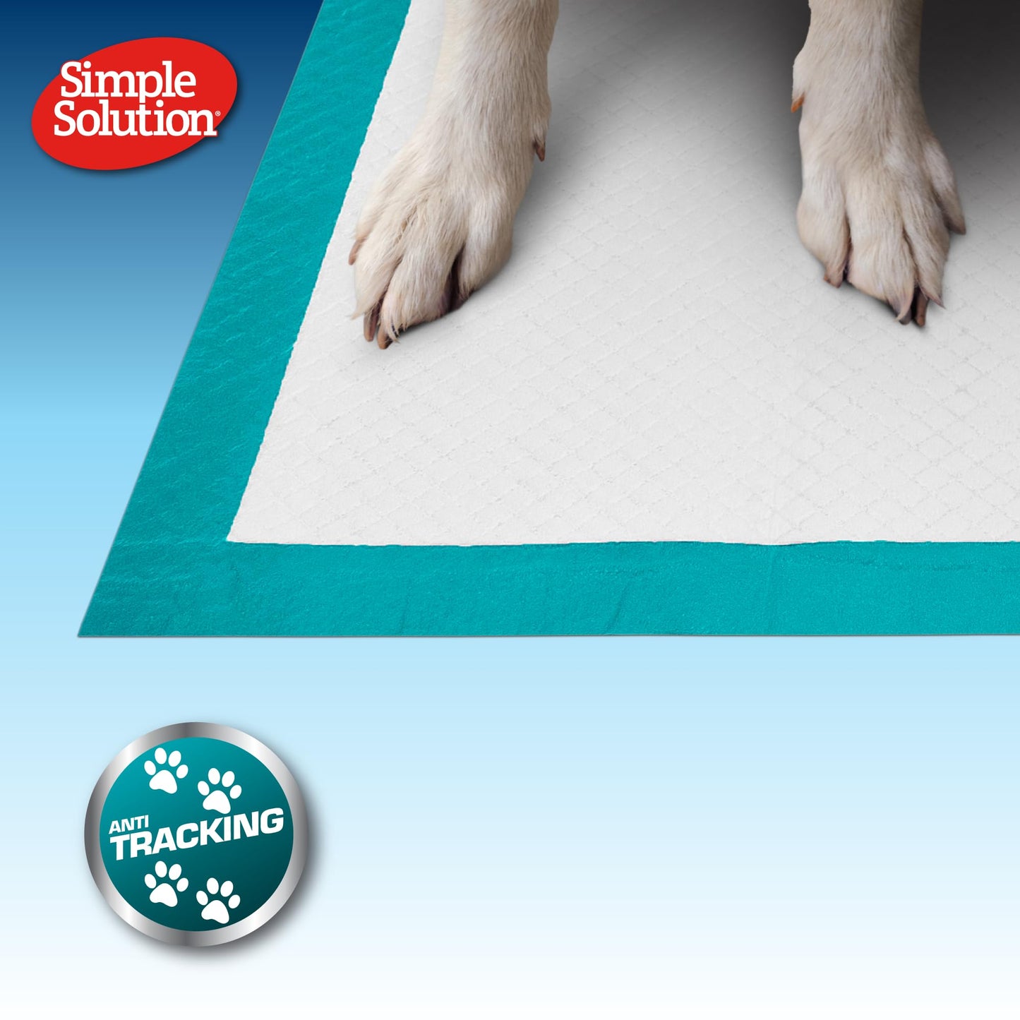 Simple Solution All Day Puppy Training Pads – Lavender Scented Leak-Proof Pee Pads for Dogs – Disposable and Absorbent for Housebreaking and Indoor Use – 23 x 24 Inches – 100 Count