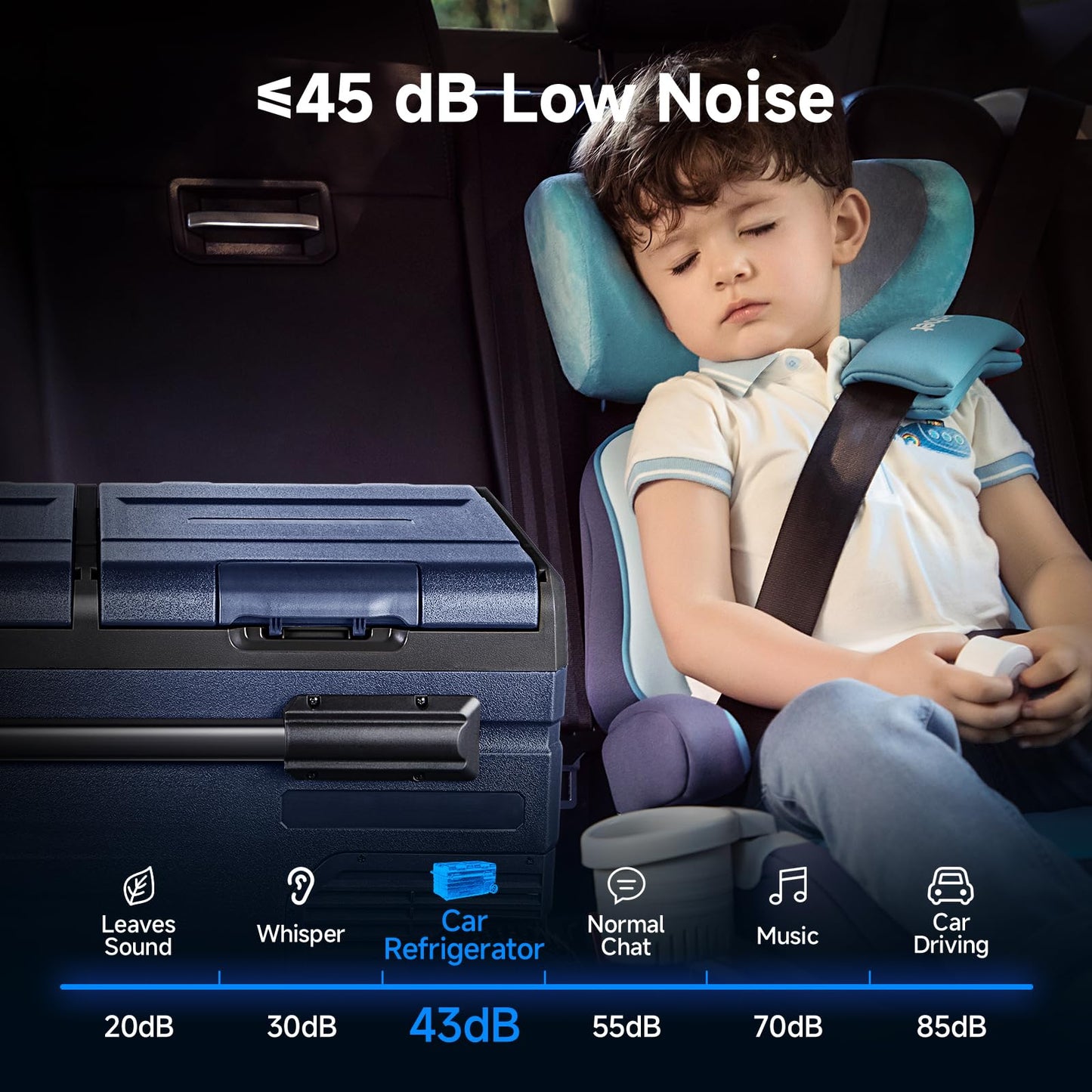 BODEGACOOLER 12 Volt Car Refrigerator, Portable Freezer, Car Fridge Dual Zone WIFI APP Control, 80 Quart(75L) -4℉-68℉Car Cooler, 12/24V DC and 100-240V AC, for Camping, Travel, RV, Outdoor