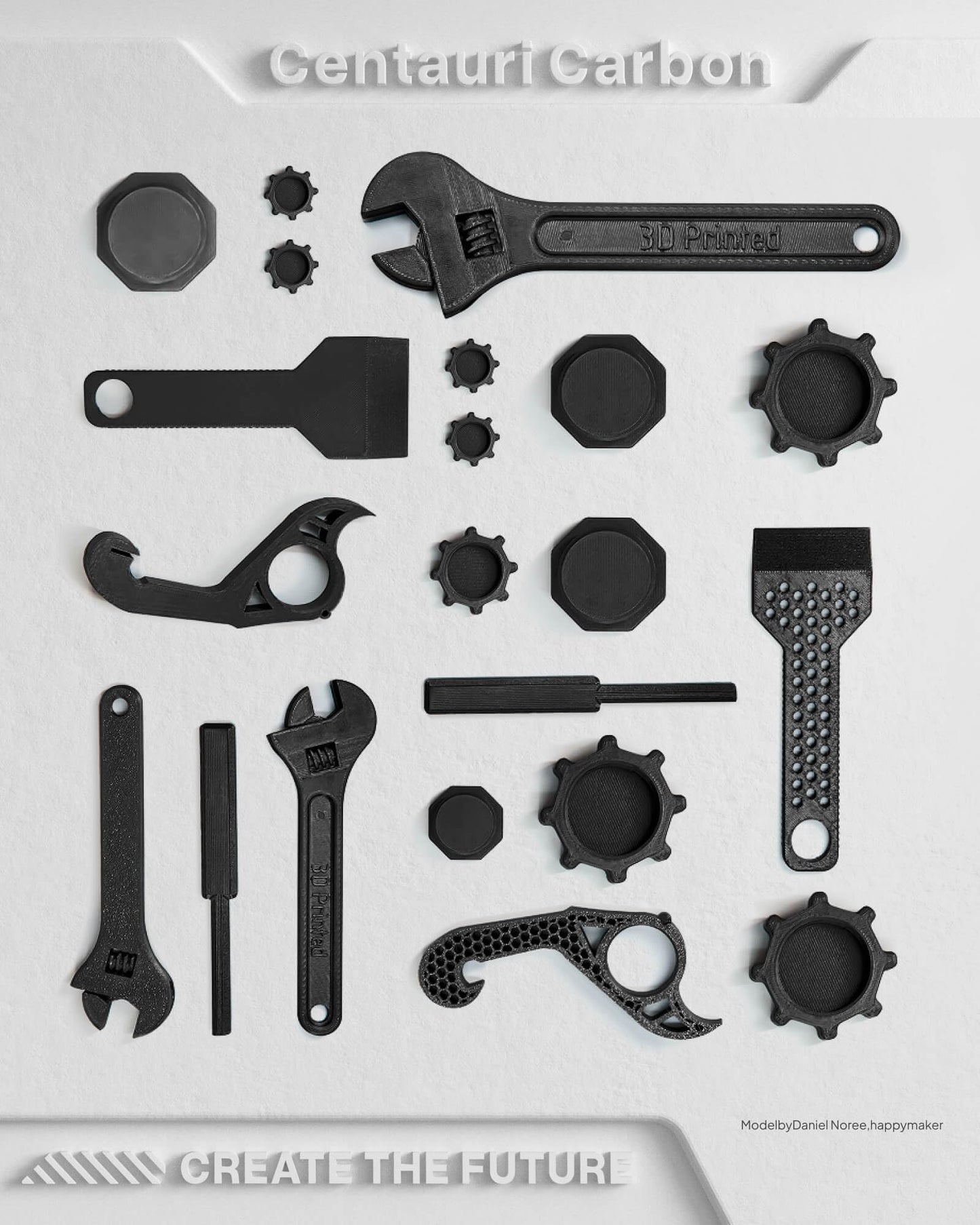 ELEGOO Centauri Carbon 3D Printer, CoreXY 500mm/s High Speed Printing with Auto Calibration, 320°C Nozzle and Built-in Camera, Ready to Print Out of The Box, 256x256x256mm Printing Size