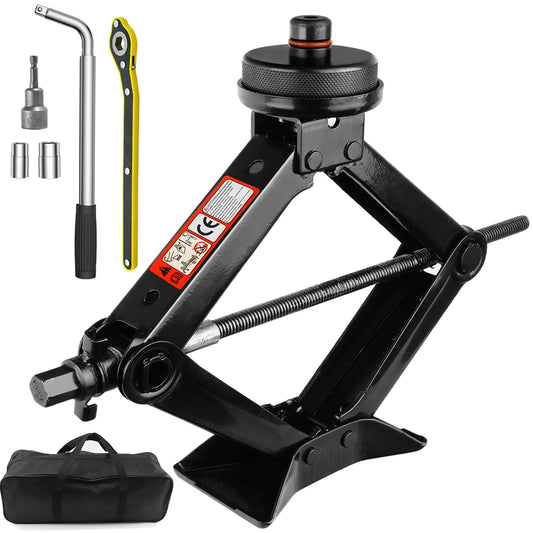 CHENGPI Car Jack Kit for Tesla Model Y Model 3/S/X - Max 2.5 Ton (5511 lbs) Capacity Scissor Jack- Lifting Jack Car Kit with Wrench for Auto/SUV/MPV