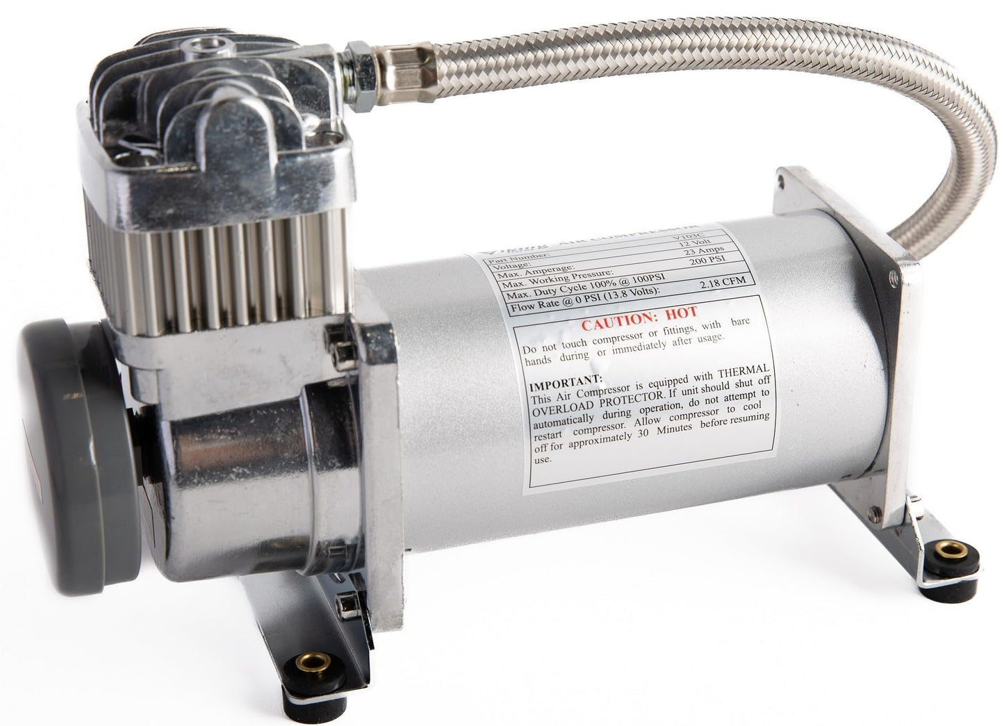 Viking Horns V103C Heavy-Duty 200 PSI Air Compressor for Train Horns