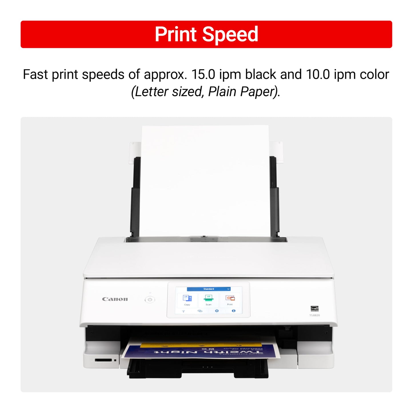 Canon PIXMA TS8820 Wireless All in One Photo Printers for Home Use