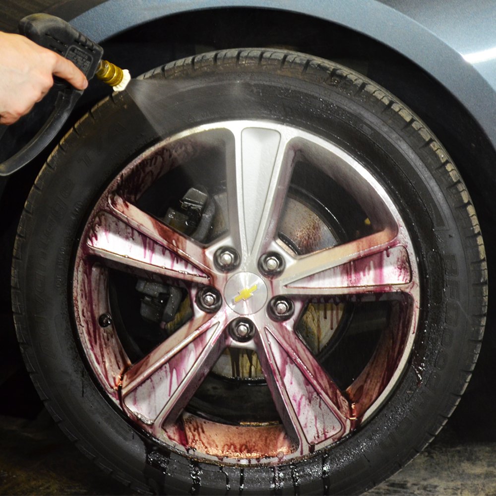 Detail King Chameleon Car Rim & Wheel Cleaner Spray for All Wheels (Aluminum, Chrome, and More) - Scrub-Less - pH Balanced - Acid Free - 1 Gallon