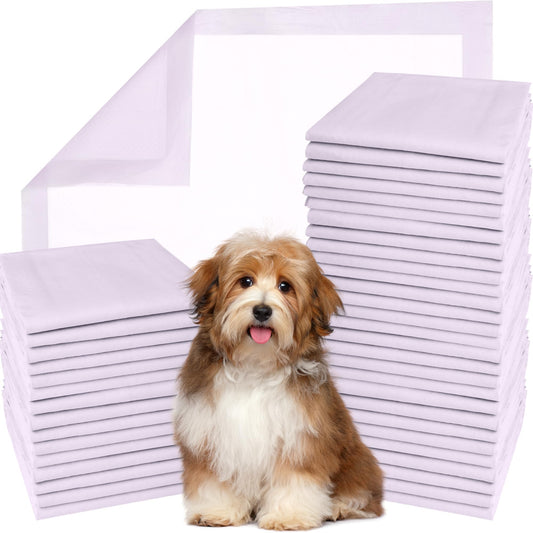 GREEN LIFESTYLE Pee Pads - Super Absorbent & Leak-Proof Pee Pads for Dogs - Puppy Pads - Waterproof Dog Pads, Lavender Scented Dog Training Pads for Cats, Rabbits (Pack of 80 - 22x22)