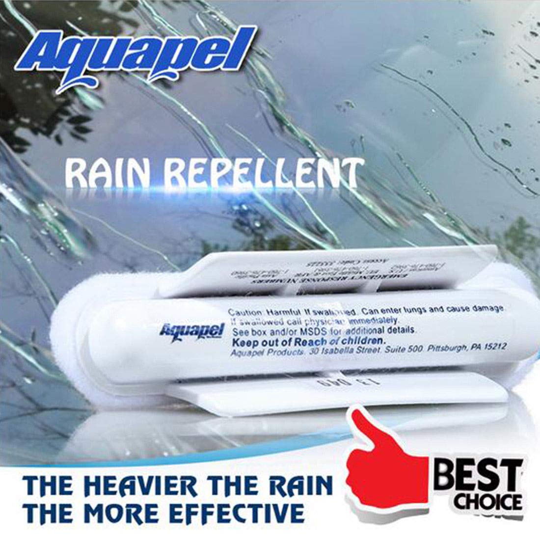 Debaishi AQUAPEL Applicator Windshield Glass Treatment Water Rain Repellent Repels (1000)
