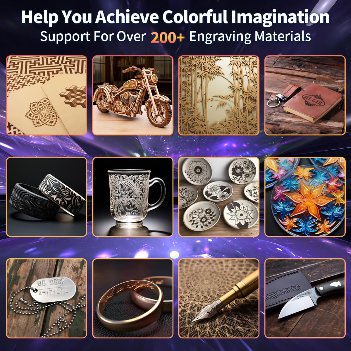 Longer RAY5 20W Laser Engraver,20000mW Output,32-bit Motherboard, 130W CNC Laser Cutter,App Offline Control, DIY Engraver Tool for Metal/Glass/Wood, Engraving Speed of 10000 mm/min