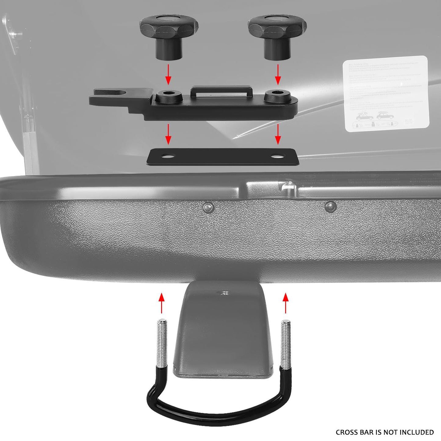 12.7 cu. ft. Rooftop Cargo Carrier ABS Lockable Heavy Duty Hard Shell Waterproof Car Roof Rack Luggage Carrier 55 x 34.5 x 14 Inches Black Textured Capacity 110 LBS