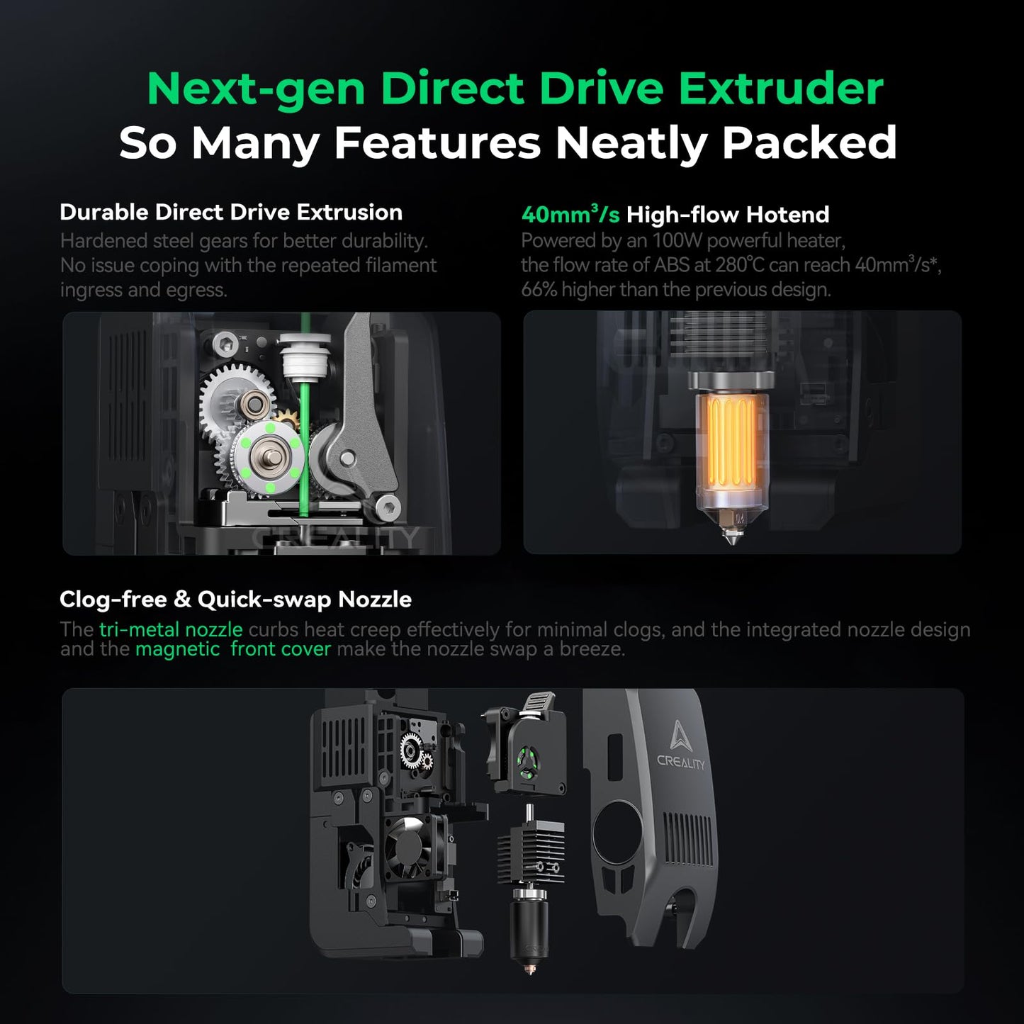 Creality K2 Plus Combo 3D Printer, Multi Color Printing with New CFS 600mm/s High-Speed Full Auto-Leveling Dual Al Camera Next-Gen Direct Drive Extruder Larger Build Volume 13.78x13.78x13.78 inch