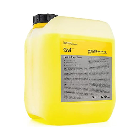 KOCHCHEMIE Gentle Snow Foam - pH Neutral Pre-Cleaning; Works With Foam Cannons & Sprayers; Manual Washing; Safe on Wax & Sealed Surfaces; Cherry Fragrance (5 Liters)