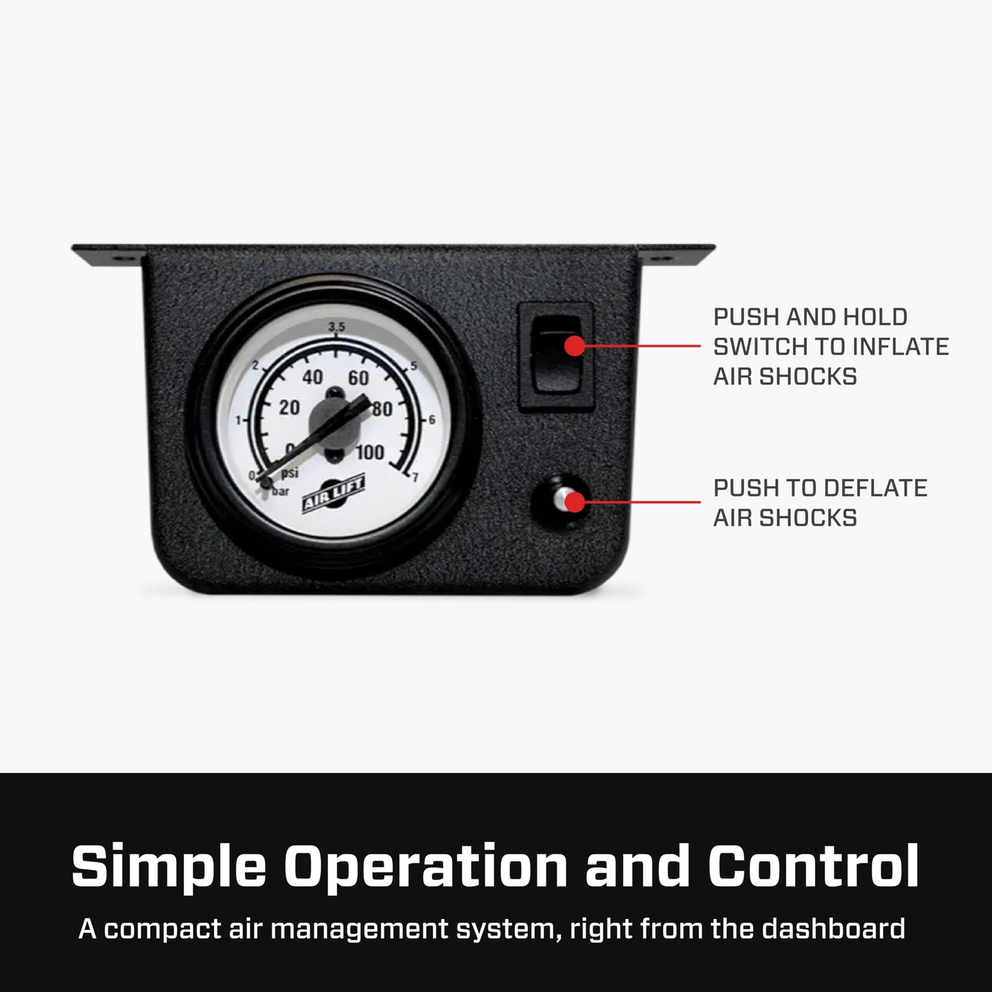 Air Lift Load Controller II On-Board Air Compressor System - 25592