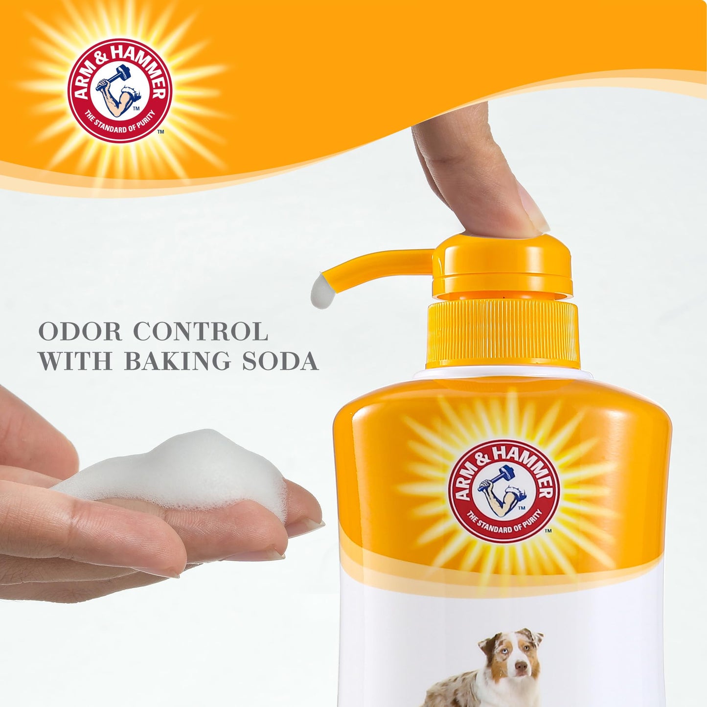 Arm & Hammer for Pets Ultra Fresh Itch Relief Shampoo With Oatmeal & Aloe Value Size With Pump 24oz | Great Smelling Dog Grooming Supplies, Bathing Supplies, Wash, Puppy Shampoo, Pet Shampoo
