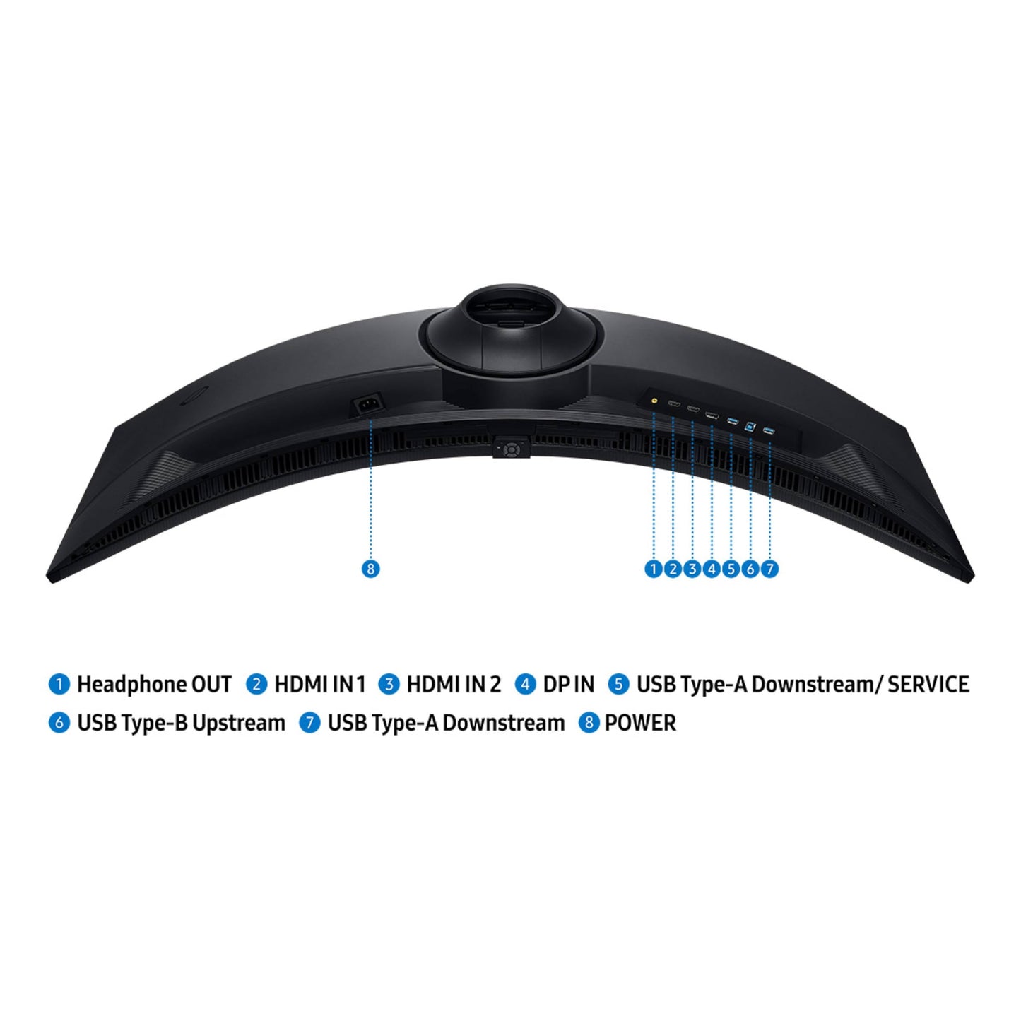 SAMSUNG 49-inch Odyssey G9 (G91F) DQHD, 144Hz, Curved Gaming Monitor, Ultra-Wide 32:9 Screen, DisplayHDR 600, AMD FreeSync™ Premium Pro, Ergonomic Stand, LS49FG910ENXZA, 2025