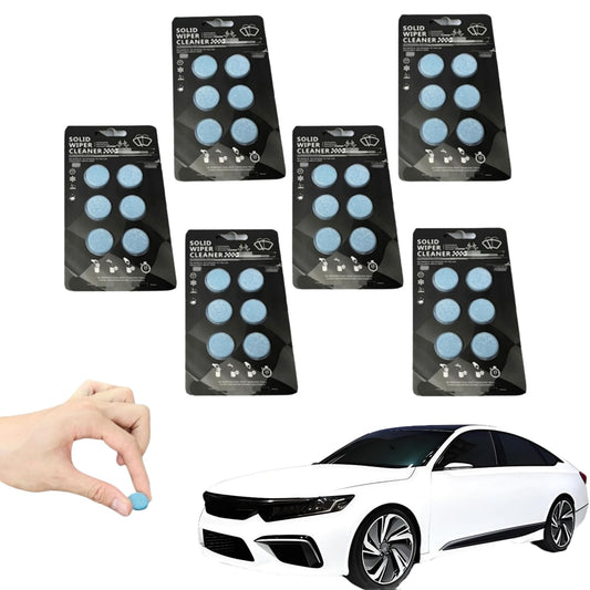 LLTWIFT Windshield Washer Tablets, Fast Dissolving, Solid Windshield Washer Fluid for Cleaning Automobile Windows and Mirrors (6)
