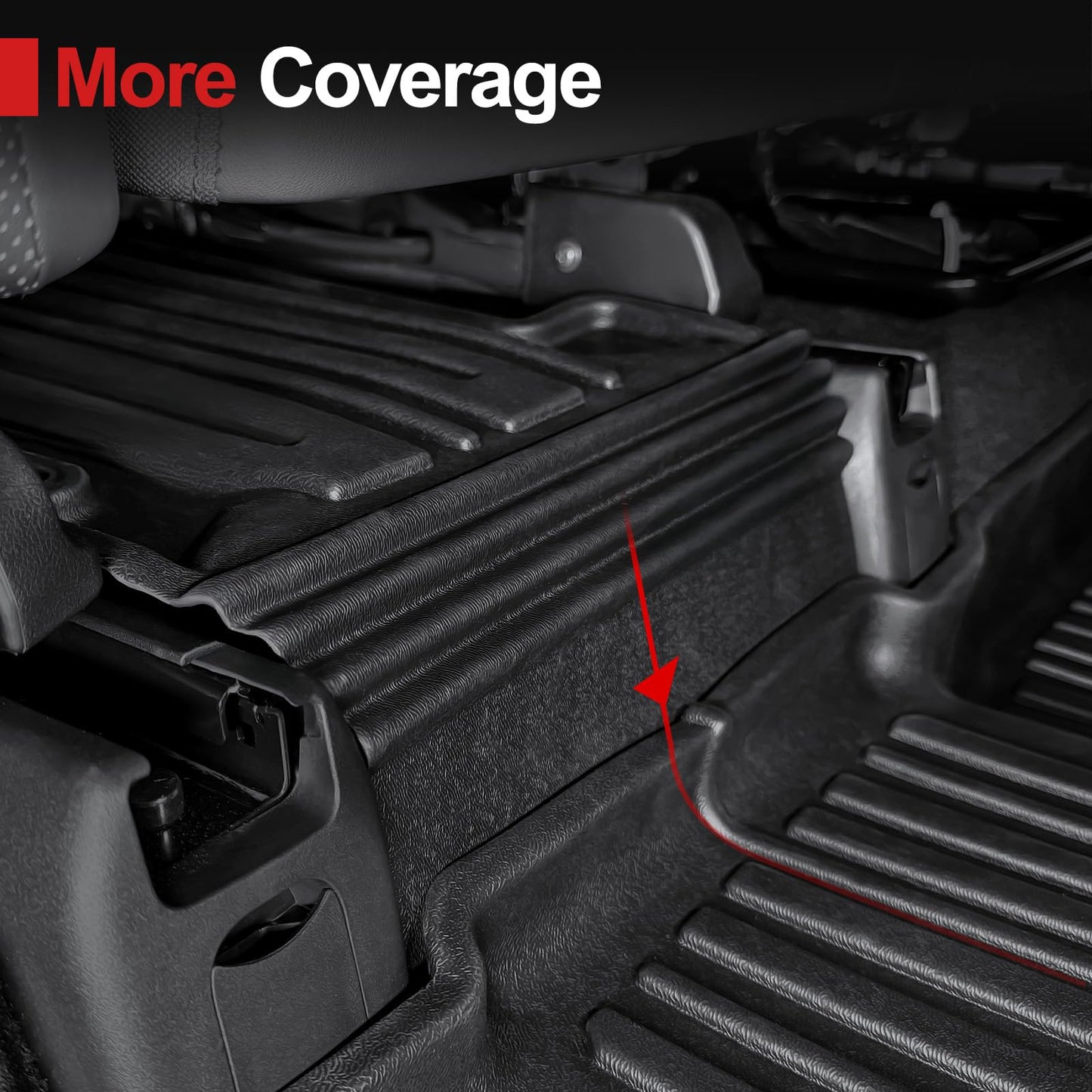 HOUCLEMIC Floor Mats for 2024 2025 2026 Hyundai Santa Fe (Fit Hybrid and Fuel), TPE All Weather Protection Custom Trunk Cargo Mat with Backrest Mat for Santa Fe Calligraphy Accessories