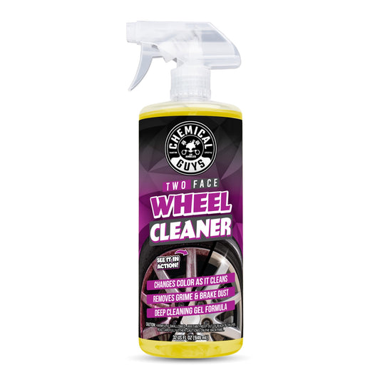 Chemical Guys Two Face Wheel Cleaner, Color Changing Wheel Cleaner, Safe for Cars, Trucks, SUVs, Motorcycles, RVs & More, Extra Large Size 32 fl oz - CLD30332