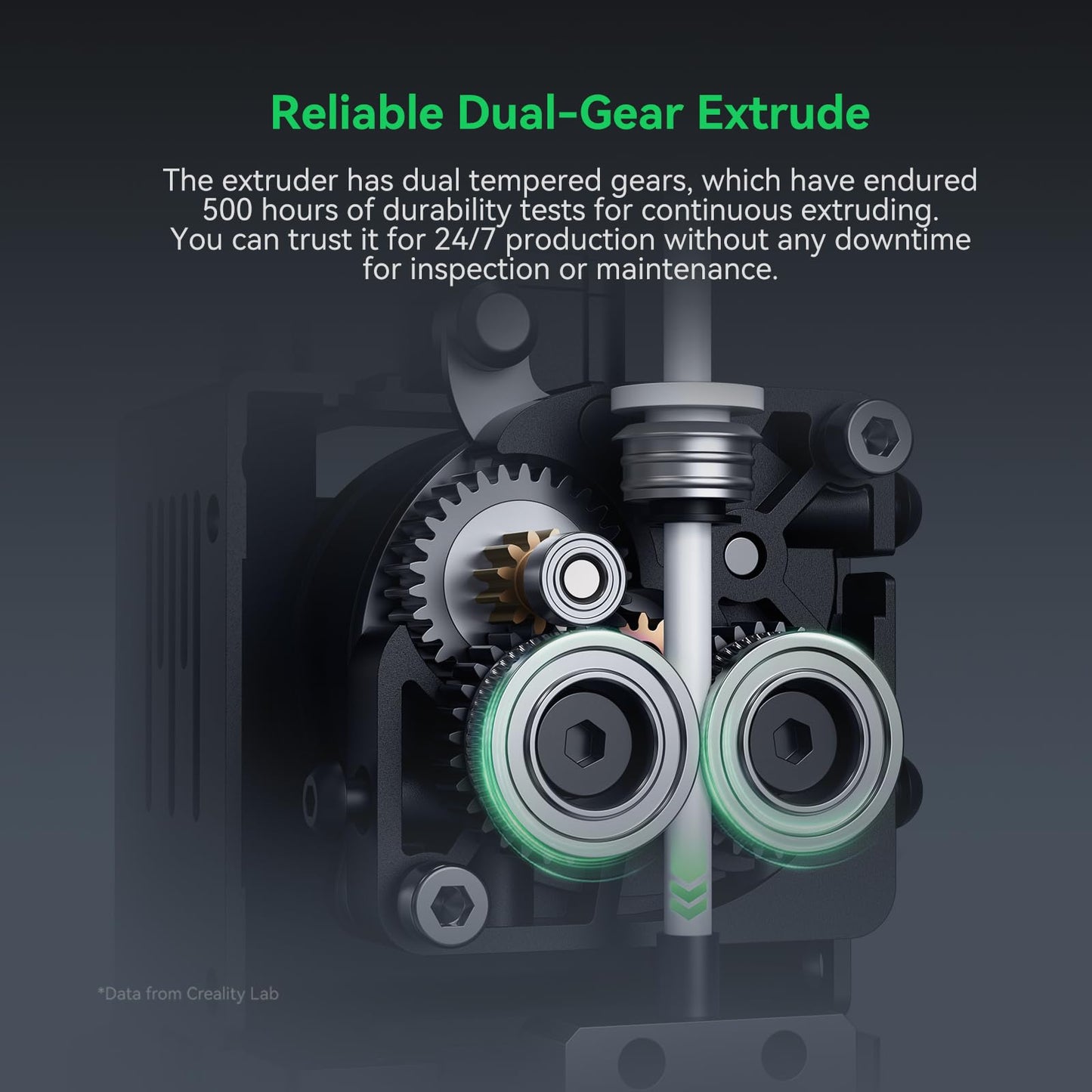 Creality Ender 5 Max 3D Printer with Auto Leveling, 400×400×400mm Large Build Volume, Max 700mm/s Speed, All-Metal Dual Gear Extruder, Multi-Printer Control Over WLAN