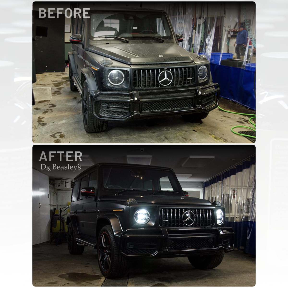 Dr. Beasley's Matte Paint Prescription Detailing Kit, Designed for Matte Cars and Motorcycles, 100% VOC Free, 2 Years of Protection, 4 Piece Set