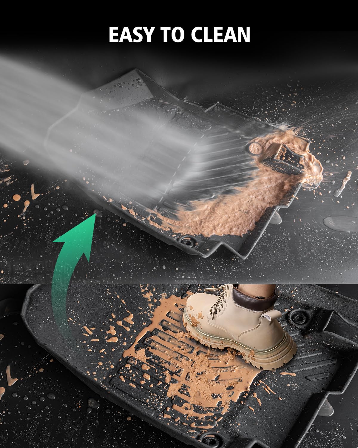 DiffCar® Floor Mats & Cargo Liner for Honda Odyssey 2018-2026, All Weather Car Accessories (Set of 5 Mats)