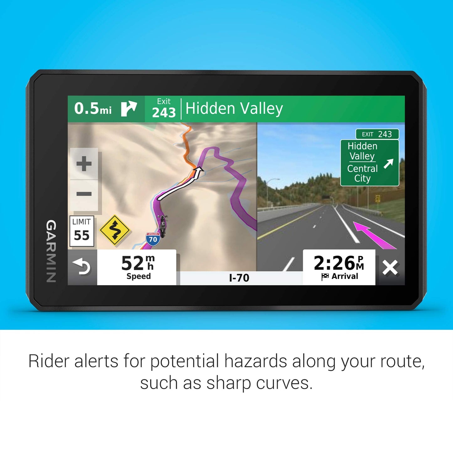 Garmin zūmo XT, All-Terrain Motorcycle GPS Navigation Device, 5.5-inch Ultrabright and Rain-Resistant Display