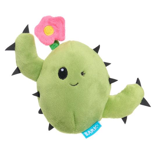 Barkbox 2 in 1 Interactive Plush Dog Toy - Rip and Reveal Toy for Dogs and Puppies - Stimulating Squeaky Pet Toys | Consuela Cactus (Large)
