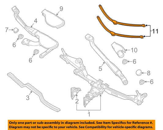 Mercedes-Benz 231 820 10 45, Windshield Wiper Blade