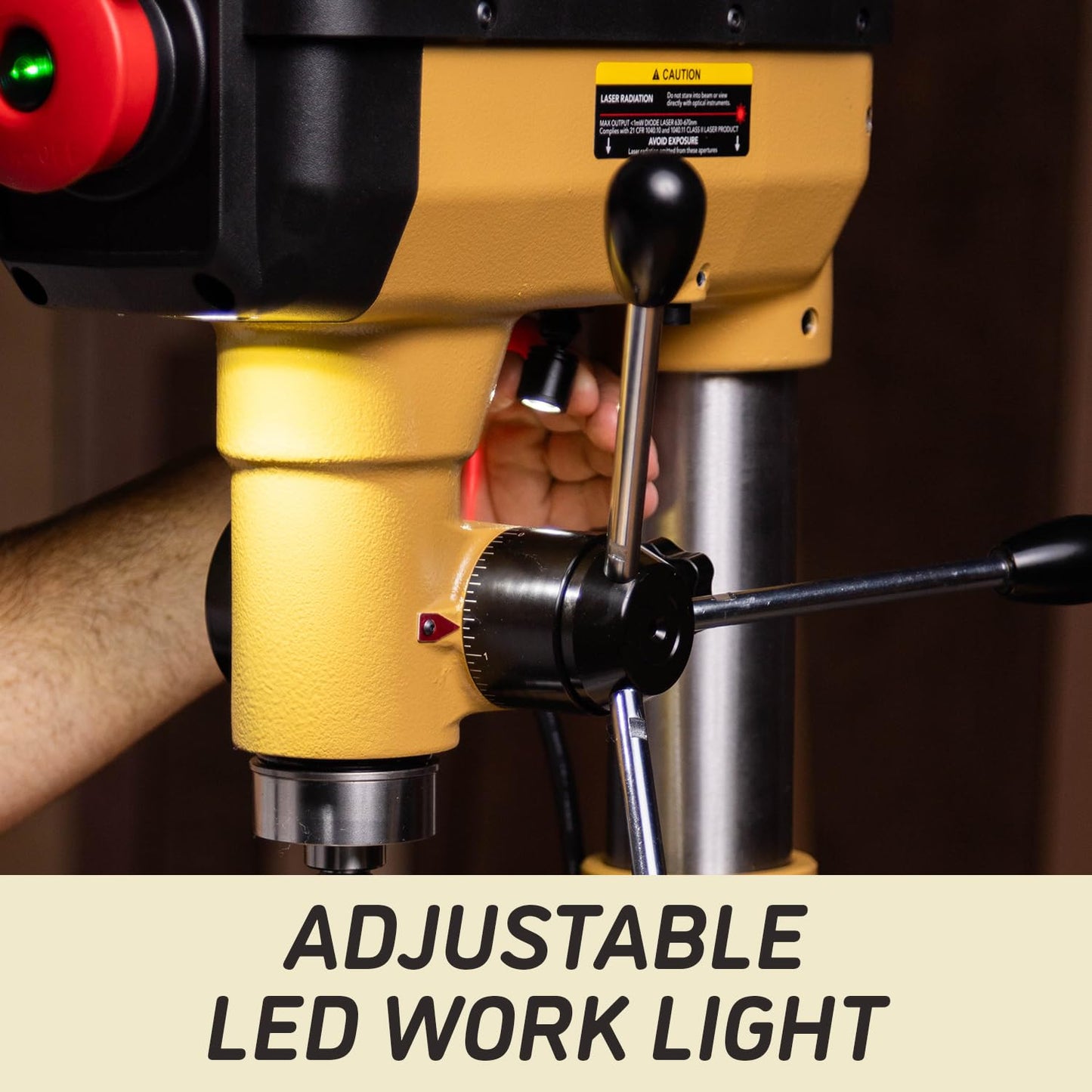 Powermatic 15-Inch Floor Drill Press, Variable Speed, 3/4 HP, 115V 1Ph (Model PM2815FS)