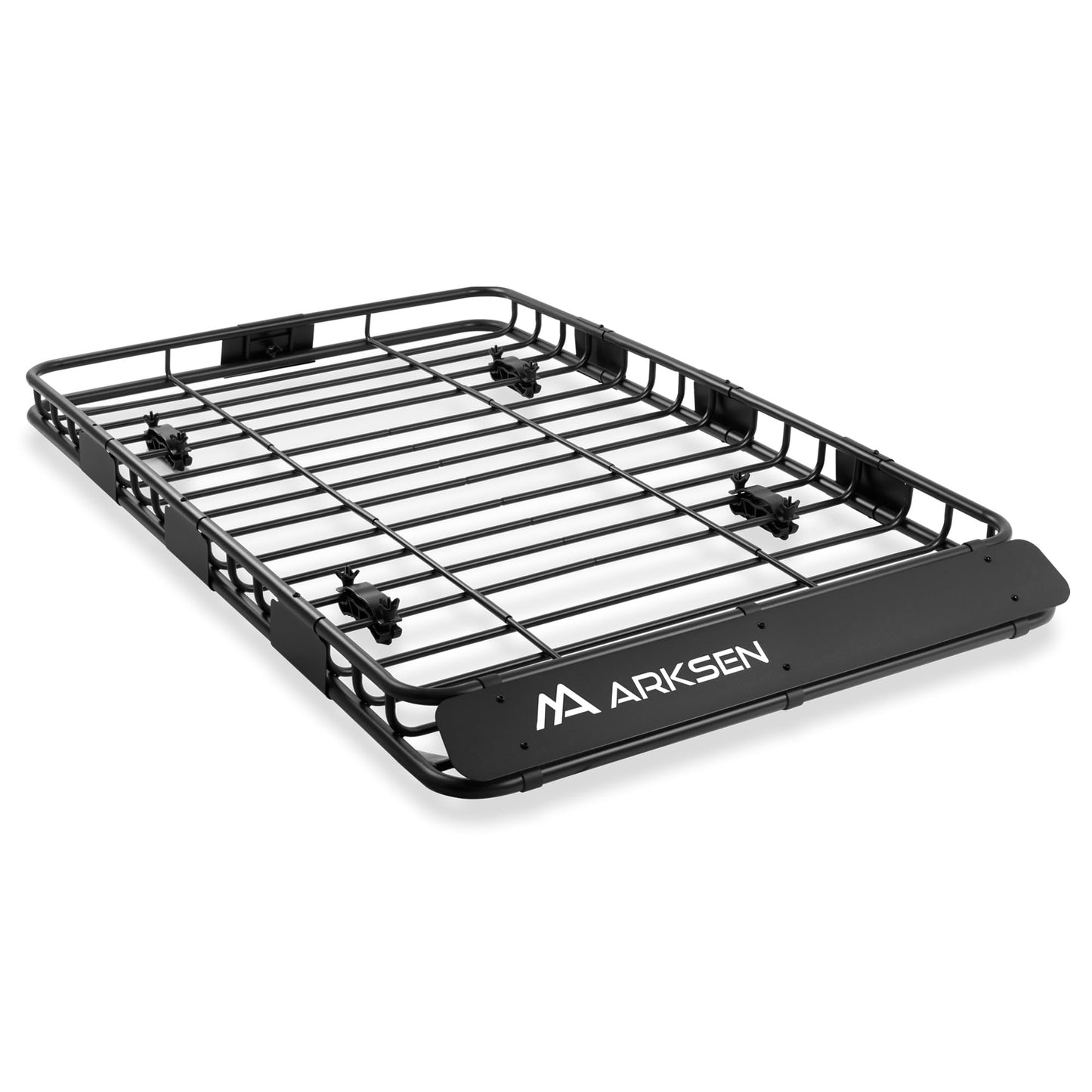 ARKSEN 64 x 39 x 4 Inch Upgrade Universal Roof Rack - 150Lbs Capacity Heavy Duty Rooftop Cargo Carrier with Extension for Car, SUV & Pickup, Durable Steel, Easy Install, Spacious Storage