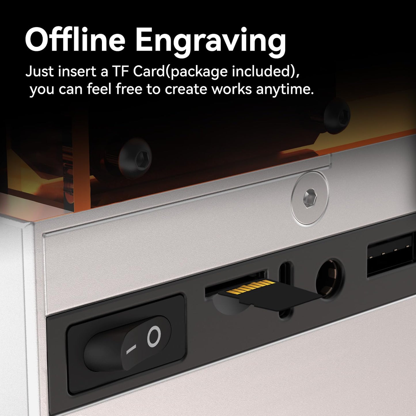 TOOCAA 40W Lazer Engraving Machines with 5 in 1 Rotary Roller Set, Fume Extractor, Smart HD Camera, Air Assist, Honeycomb Panel, Laser Cutter and Engraver Machine for Tumblers Wood Metal Acrylic