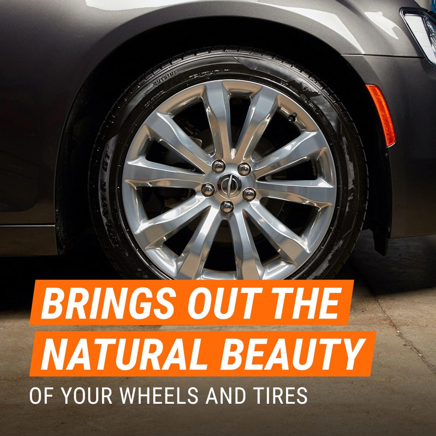 Armor All Wheel Cleaner and Tire Shine Kit, Heavy Duty Car Wheel Cleaner, Extreme Tire Shine Spray and Wash Brush - 3 Count