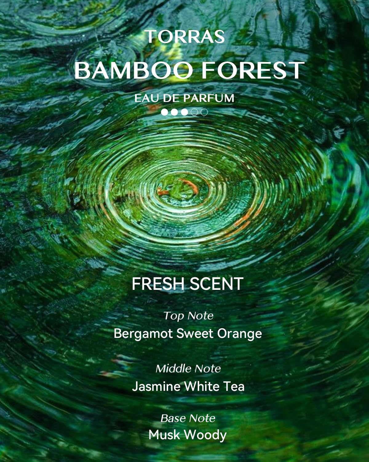 TORRAS Smart Car Air Freshener, Ultra-wide Ultrasonic Atomization Car Freshener, Blue Ambient Light, AUTO On/Off, Adjustable Mode, Natural fragrance, Bamboo Forest Scent