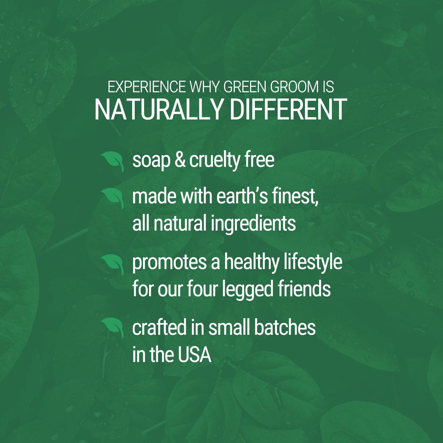 Green Groom Odor Eliminator Dog Shampoo, 1 Gallon - Crafted with Odortrol, All Natural Ingredients, Antioxidant Rich, Eliminates Smelly Pet Odors, Powerful Deodorizing Formula, Professional Grade