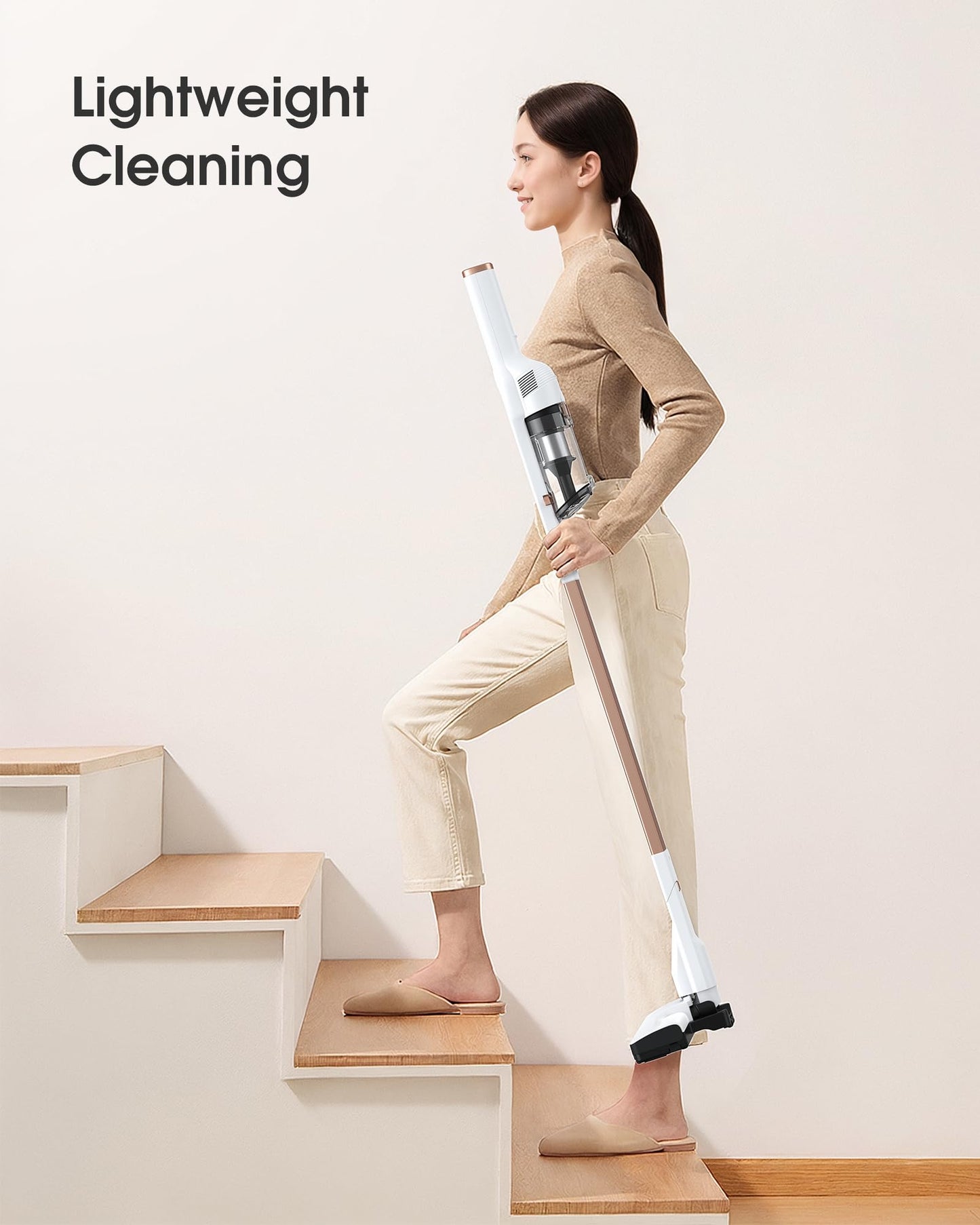 welsauber Handheld Vacuum Cleaner,2-in-1 Lightweight Stick Vacuum,Cordless Car Vacuum with Detachable Dust Box for Home, Office, Car.