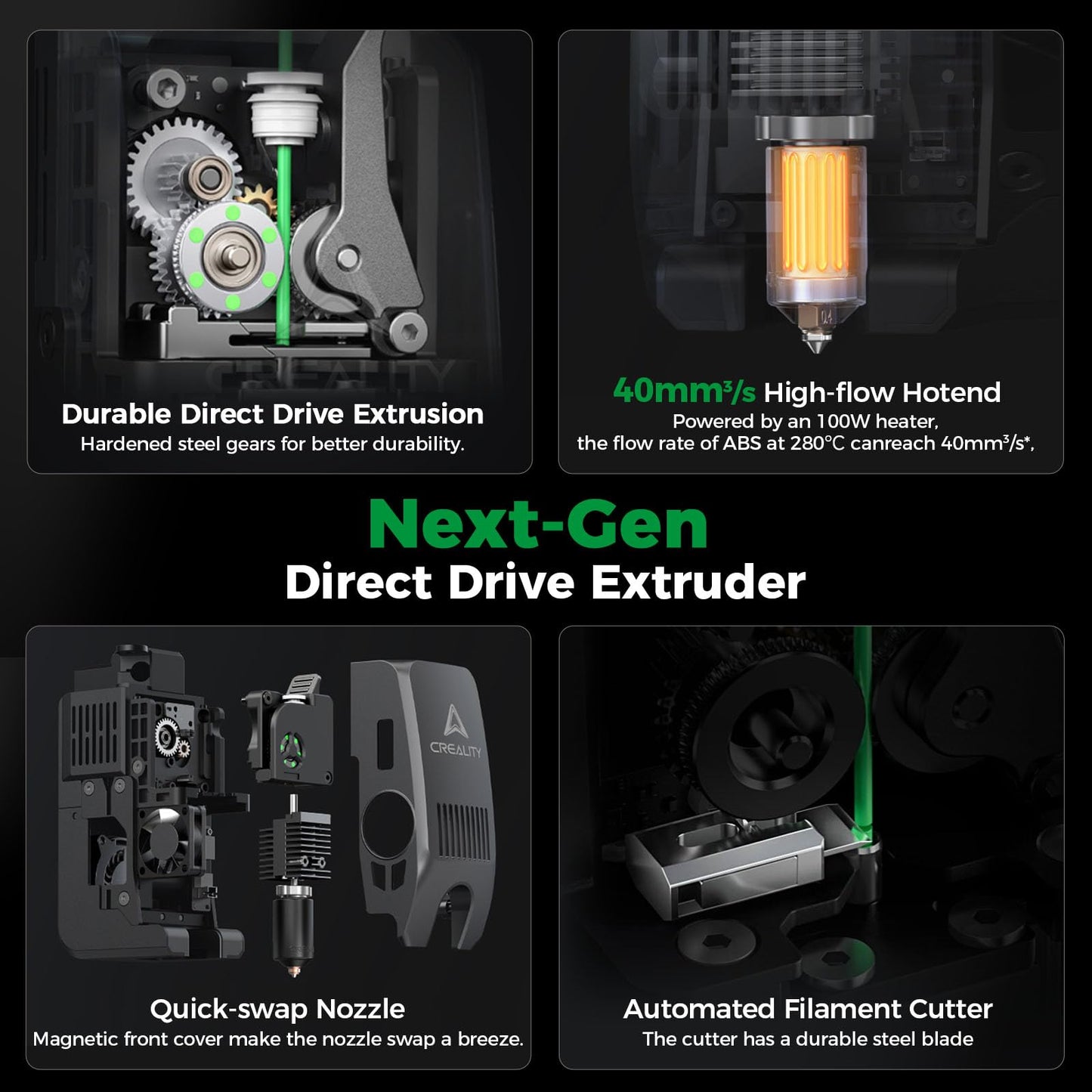 Creality K2 Plus Combo 3D Printer, Multicolor 3D Printer Machine with CFS, Dual Camera, 600mm/s Printing Speed, Next-Gen Direct Drive Extruder, 350mm*350mm*350mm Printing Volume