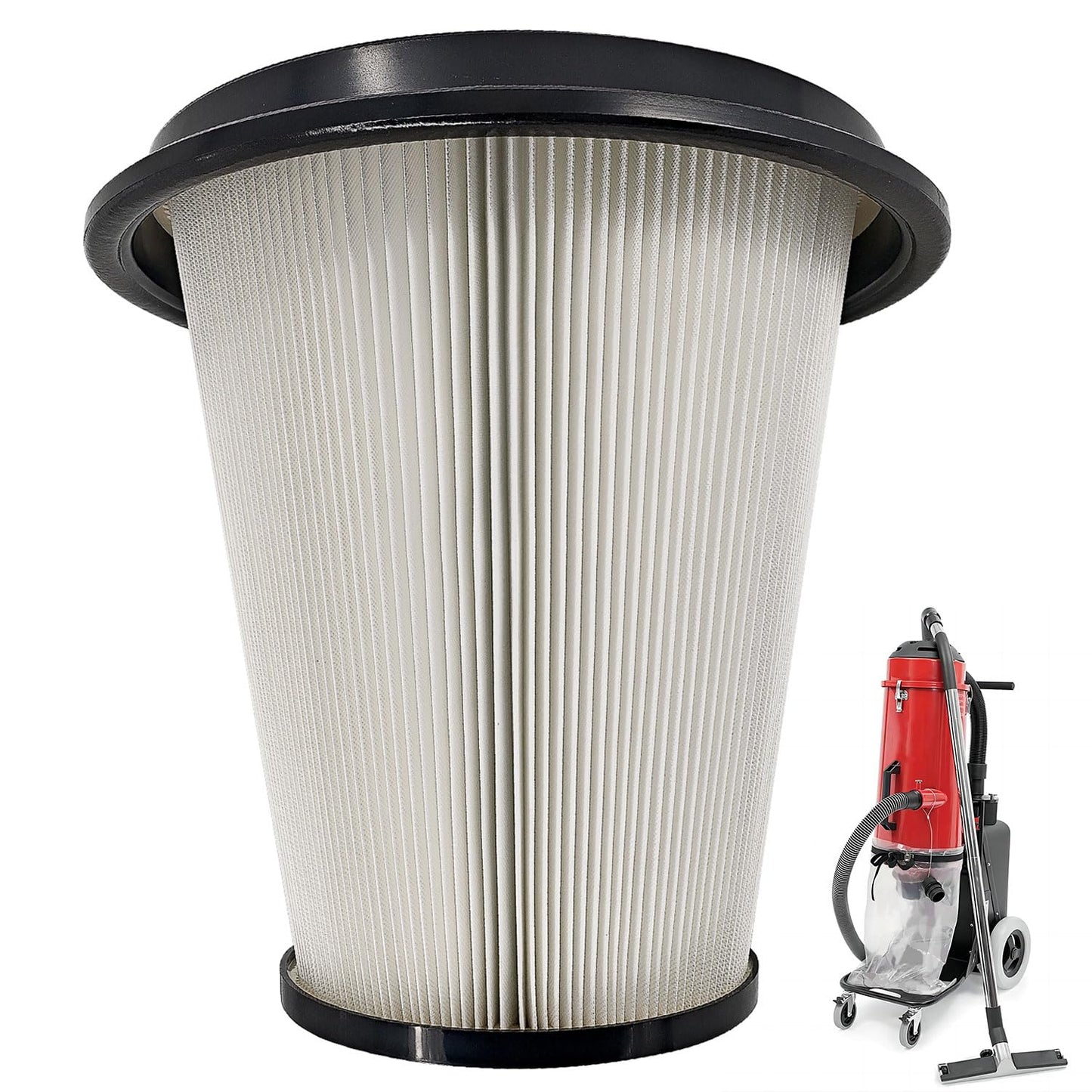 HonHuCo 200900050 Conical Pre Filter Compatible with Pullman Ermator S13 S26 S36 F26 Husqvarna G22 Dust Extractor 590430201