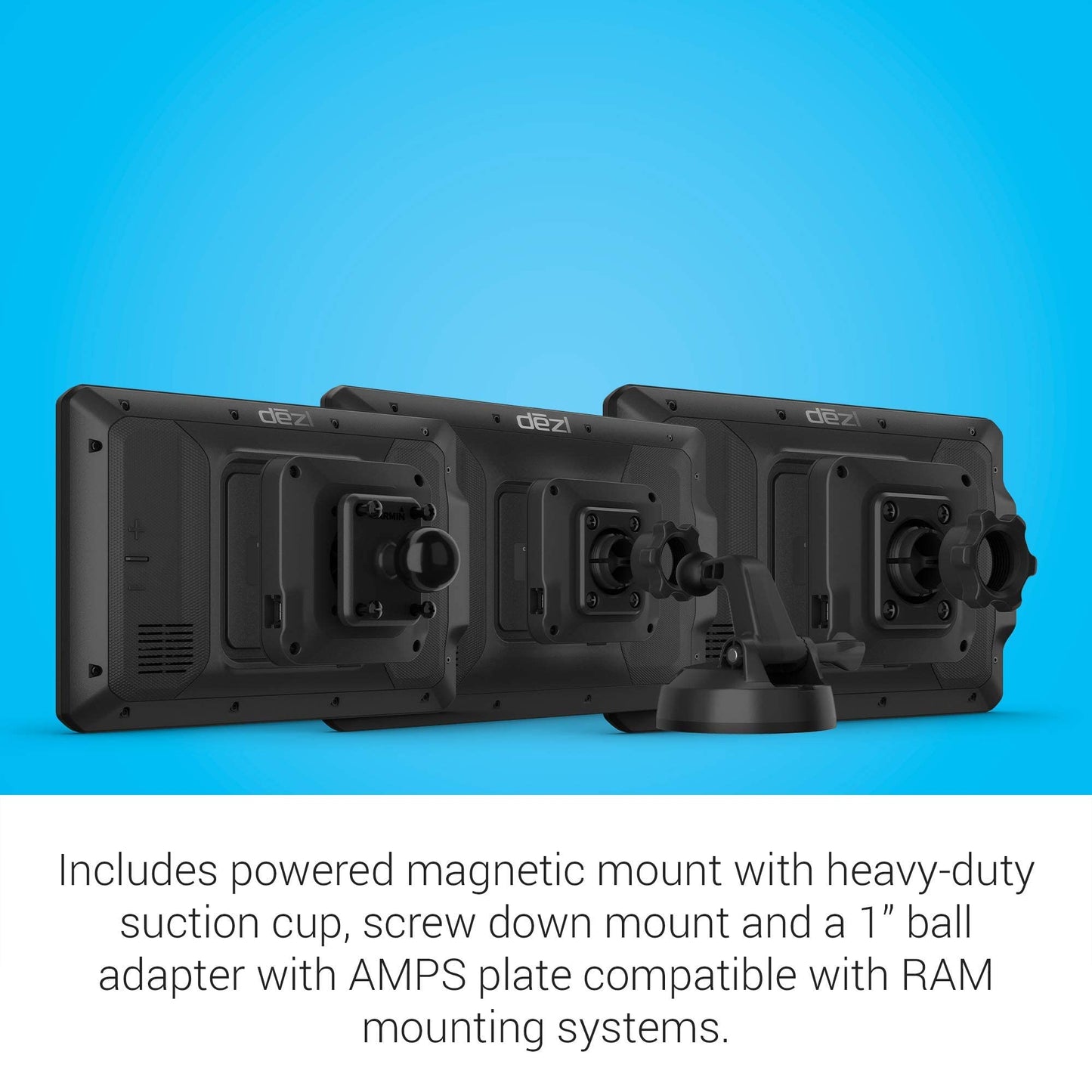 Garmin dēzl OTR1000, 10-inch GPS Truck Navigator, Easy-to-read Touchscreen Display, Custom Truck Routing and Load-to-dock Guidance (Renewed)