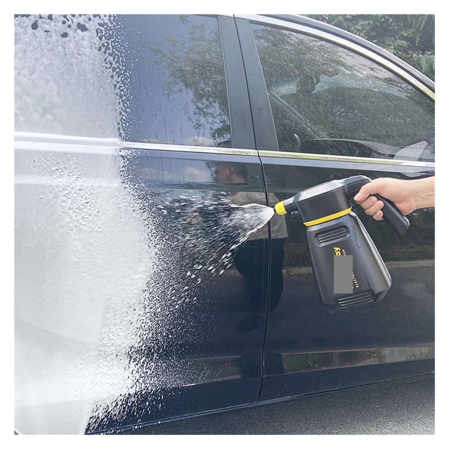 NATTCO Car Washing Kit Foam Sprayer Car Wash Motorcycle Clean Detailing Snow Cannon High Pressure Generator Lance, Gray, HUIM SHSE3 STORE-1