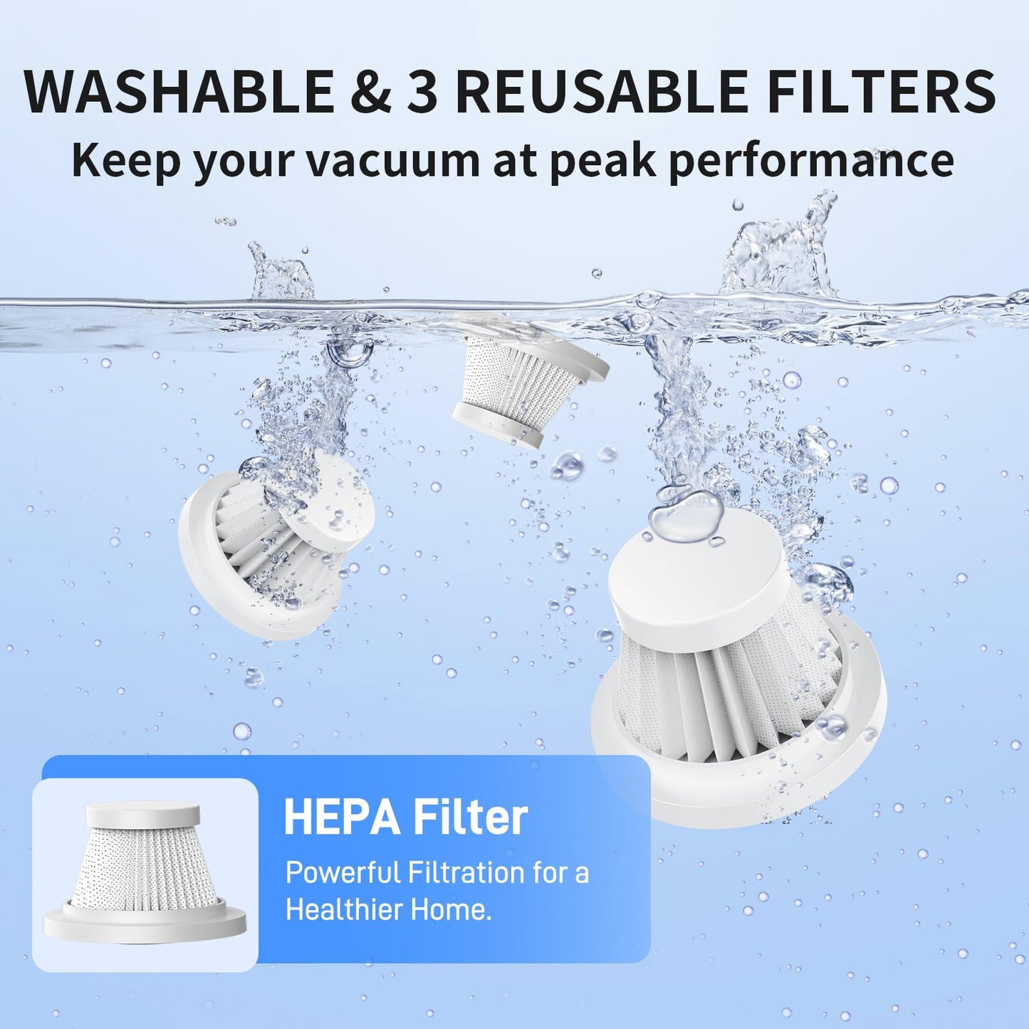 WOKEGI 22000PA High Power Cordless Car Vacuum,4 in 1 Handheld Vacuum Cleaner Wireless,Car Vacuum Cleaner with 180W brushless Motor,Fast Charging Vacuum Cleaning for Car,Home,Office,Pet