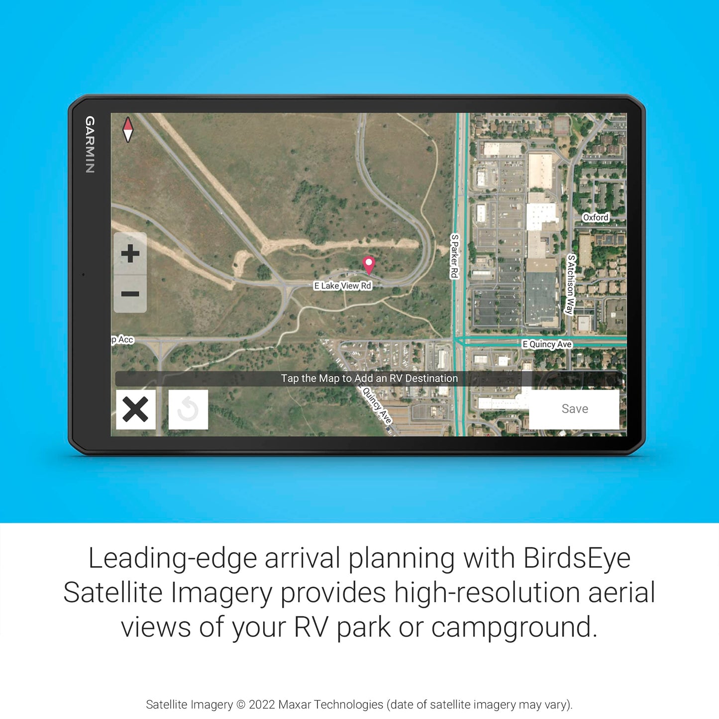 Garmin RV 1095, Extra-Large, Easy-to-Read 10” GPS RV Navigator, Custom RV Routing, Directory of RV Parks & Services, Landscape & Portrait View (Renewed)