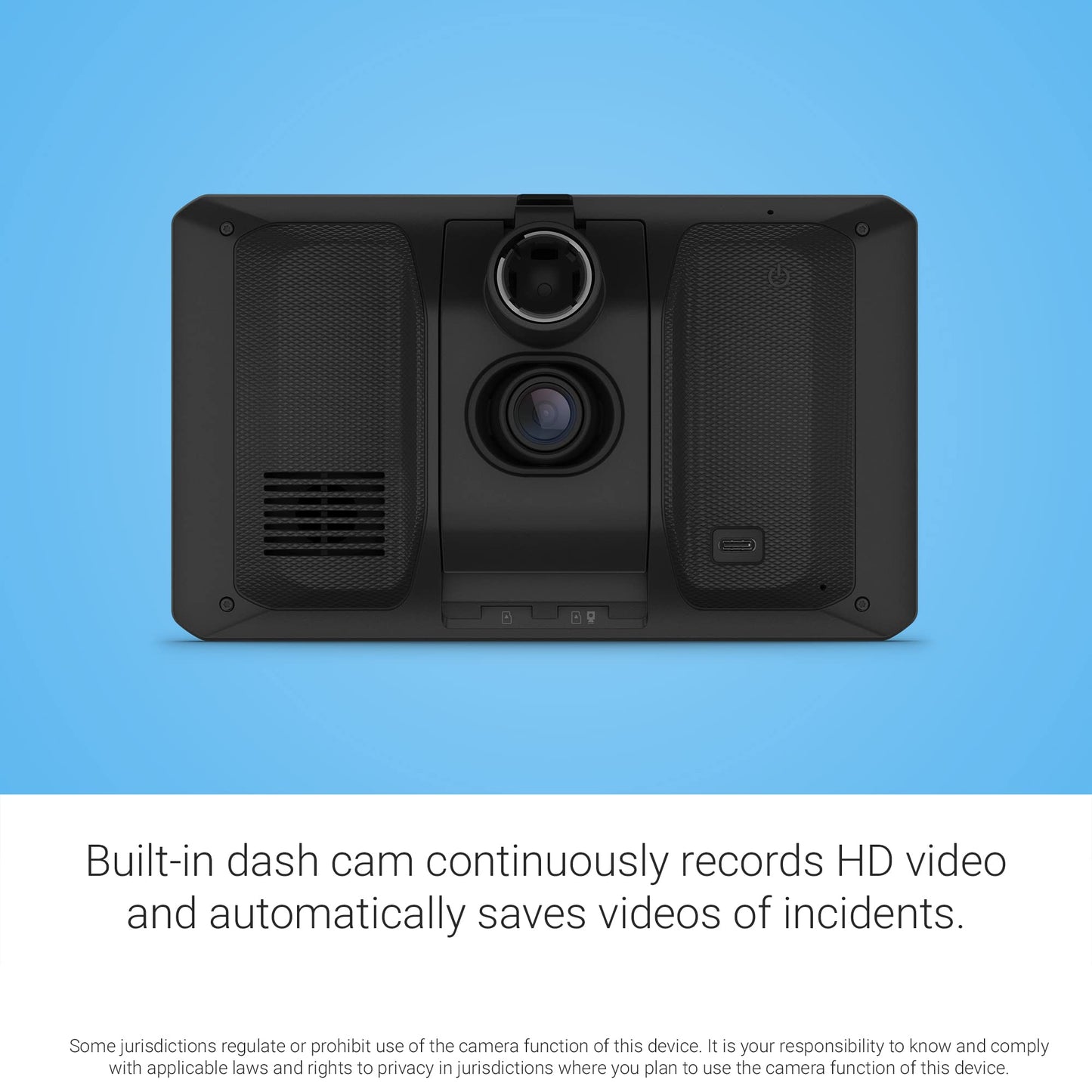 Garmin RV Cam 795, Large, Easy-to-Read 7” GPS Navigator, Built-in Dash Cam, Automatic Incident Detection, Custom RV Routing, High-Resolution Birdseye Satellite Imagery (Renewed)